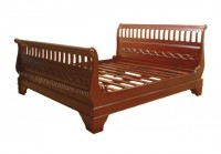 B.120 Carved Sleigd Bed,Ronal.jpg